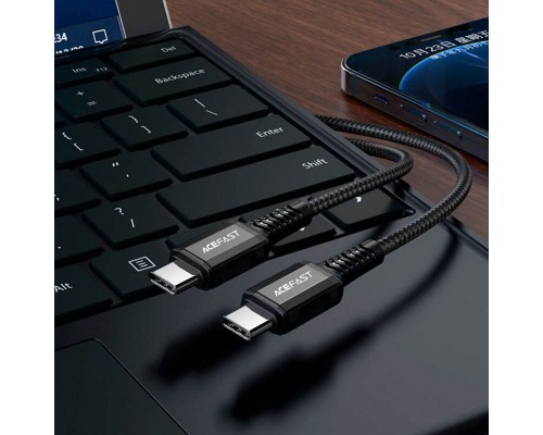 Дата кабель Acefast C1-09 USB-C to USB-C PD240W 40Gbps USB 4 aluminum alloy (00000066773_1)