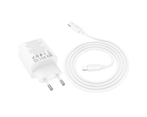 СЗУ Hoco N56 Fundador PD30W four-port (2C2A) + Type-C to Lightning (00000074169_1)