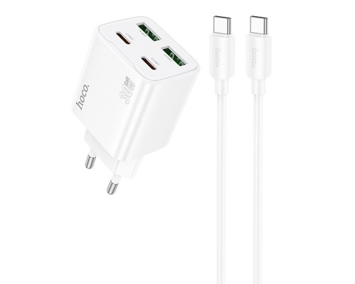 СЗУ Hoco N56 Fundador PD30W four-port (2C2A) + Type-C to Type-C (00000073946_2)