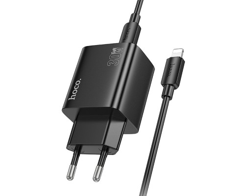 СЗУ Hoco N56 Fundador PD30W four-port (2C2A) + Type-C to Lightning (00000074169_2)