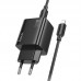 СЗУ Hoco N56 Fundador PD30W four-port (2C2A) + Type-C to Lightning (00000074169_2)