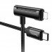 Дата кабель Hoco U135 Incredible 2in1 Type-C to Lightning/Type-C (1m) (00000074171_1)