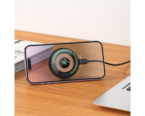 БЗУ Hoco CW57 Air-cooled 15W magnetic wireless fast charger (00000074175_1)
