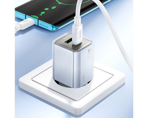 СЗУ Hoco N46 Glorious PD20W+QC3.0 (1USB-A/1C) + Type-C to Type-C (00000073951_2)
