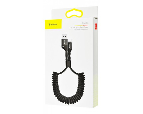 Дата кабель Baseus Fish Eye Spring Data Lightning Cable 2A (1m) (CALSR) (00000031840_1)