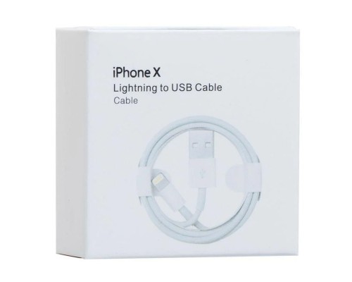 Дата кабель Foxconn для Apple iPhone USB to Lightning (AAA grade) (2m) (box, no logo) (00000053949_1)
