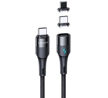 Дата кабель Usams US-SJ495 U66 Magnetic Type-C to Lightning 20W + Type-C 60W (1.2m) (00000042591_1)
