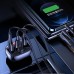 АЗУ Usams US-CC143 C25 50W 2A+C 3 Ports Digital Display Wireless FM Car Charger (00000051951_1)