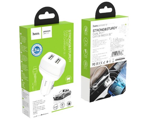 АЗУ Hoco Z36 (2USB/2.4A) + Type-C (00000040074_2)
