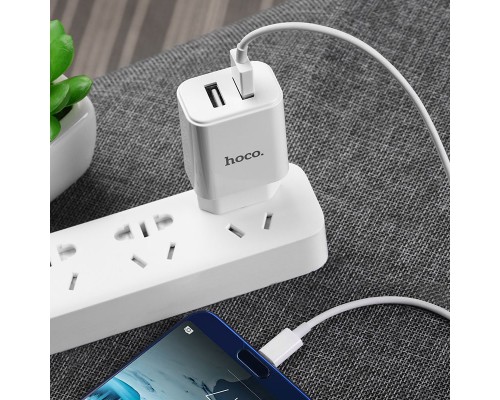 СЗУ Hoco C62A Victoria 2.1A 2USB + cable Type-C (00000033984_1)