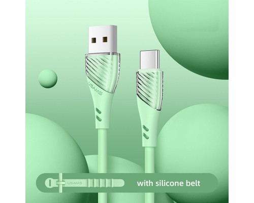 Дата кабель Usams US-SJ494 U65 Liquid Silicone USB to Type-C 3A 1m (00000049218_3)