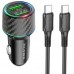 АЗУ Borofone BZ21 Brilliant 48W PD30W+QC3.0 (1Type-C/1USB) + Type-C to Type-C (00000064385_1)