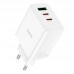 СЗУ Hoco C126A PD40W+QC3.0 (1USB/2Type-C) + Type-C to Lightning (00000068927_1)