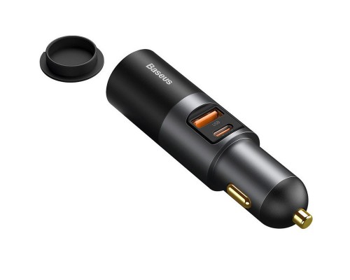 АЗУ Baseus Share Together Fast Charge with Cigarette Lighter Expansion Port U+C 120W (CCBT-C0G) (00000065982_1)