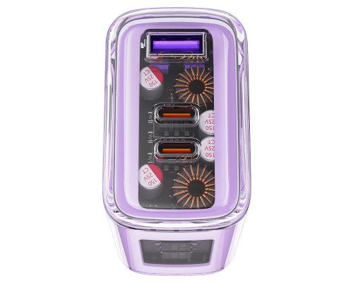 СЗУ Acefast A45 Exploration series PD65W GaN (2*USB-C+USB-A) (00000065890_1)