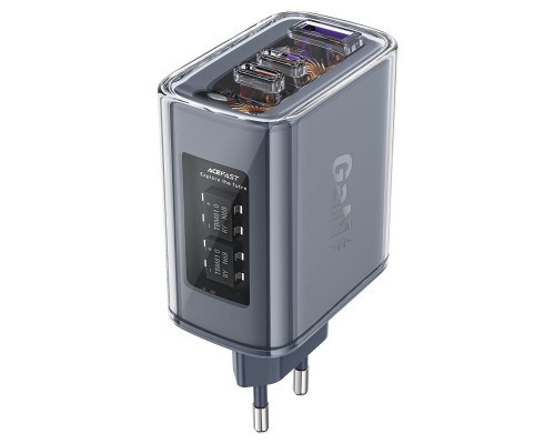 СЗУ Acefast A45 Exploration series PD65W GaN (2*USB-C+USB-A) (00000065890_2)