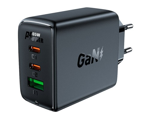 СЗУ Acefast A41 PD65W GaN (2*USB-C+USB-A) (00000065892_1)