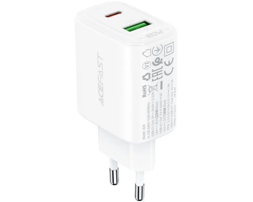 СЗУ Acefast A25 PD20W (USB-C+USB-A) dual port (00000065895_1)