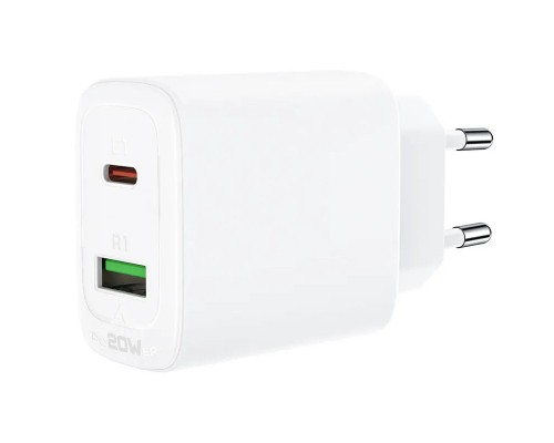 СЗУ Acefast A25 PD20W (USB-C+USB-A) dual port (00000065895_1)