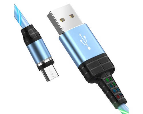Дата кабель Hoco U90 "Ingenious streamer" MicroUSB (1m) (00000048107_2)