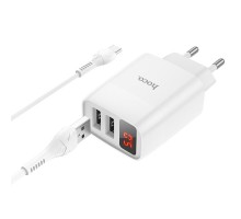 СЗУ HOCO C86A (2USB/2.4A) + Type-C (00000053231_1)