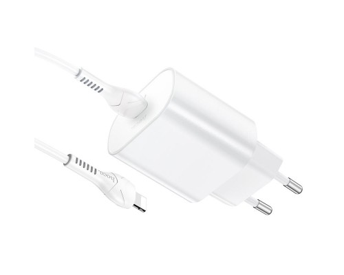 СЗУ Hoco N22 Jetta PD25W + Type-C to Lightning (00000055848_1)