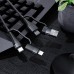 Дата кабель Borofone BU28 Multi-energy 4in1 Type-C/USB - Type-C/Lightning (1.2m) (00000055367_1)