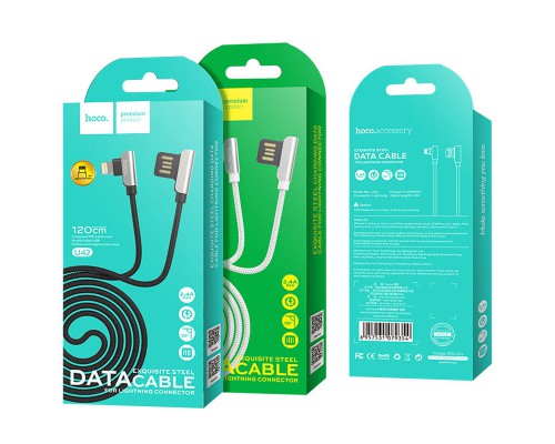 Дата кабель Hoco U42 Exquisite Steel Lightning cable (1.2m) (00000030960_1)