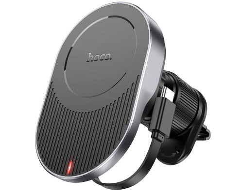 Автодержатель с БЗУ Hoco HW12 Guardian magnetic (air outlet) (00000067556_1)