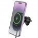 Автодержатель с БЗУ Hoco HW12 Guardian magnetic (air outlet) (00000067556_1)