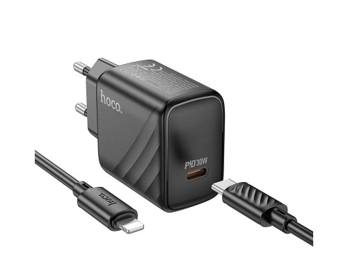 СЗУ Hoco CS22A Value PD30W + Type-C to Lightning (00000067559_1)