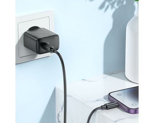 СЗУ Hoco CS22A Value PD30W + Type-C to Lightning (00000067559_1)