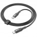 Дата кабель Hoco U120 Transparent explore intelligent power-off PD 60W Type-C to Type-C (1.2m) (00000066088_2)