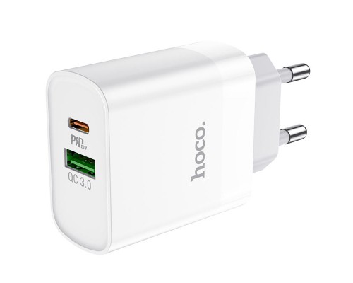 СЗУ HOCO C80A Plus Rapido PD20W+QC3.0 (1Type-C/1USB) (00000066097_1)