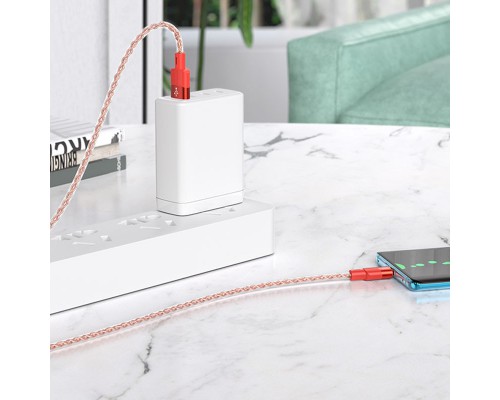 Дата кабель Hoco X99 Crystal Junction USB to Type-C (1.2m) (00000066098_1)