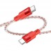Дата кабель Hoco X99 Crystal Junction Type-C to Type-C 60W (1.2m) (00000066099_1)