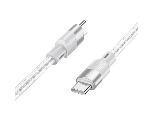 Дата кабель Hoco X99 Crystal Junction Type-C to Type-C 60W (1.2m) (00000066099_2)