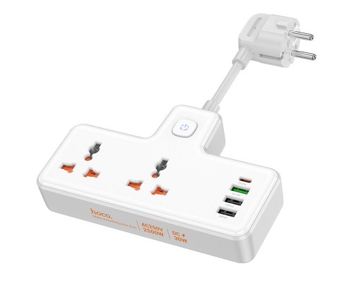 СЗУ Hoco AC12A Reise (PD30W/1C3A) +Socket (00000067538_2)