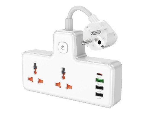 СЗУ Hoco AC12A Reise (PD30W/1C3A) +Socket (00000067538_2)