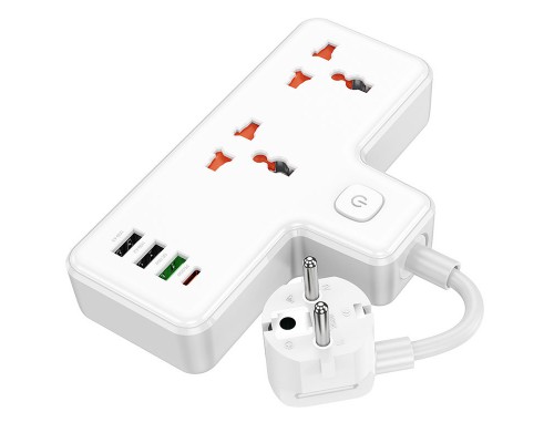 СЗУ Hoco AC12A Reise (PD30W/1C3A) +Socket (00000067538_2)