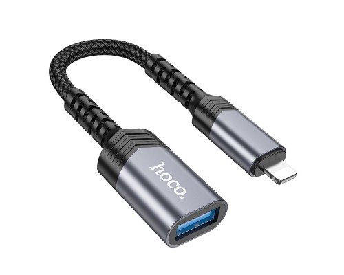 Переходник Hoco UA24 Lightning male to USB female 2.0 (00000067539_1)