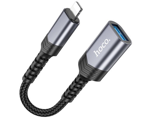 Переходник Hoco UA24 Lightning male to USB female 2.0 (00000067539_1)