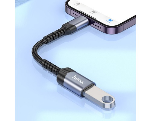 Переходник Hoco UA24 Lightning male to USB female 2.0 (00000067539_1)