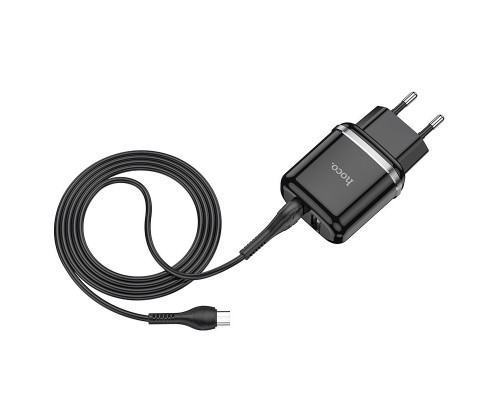 СЗУ Hoco N4 (2USB/2.4A) + MicroUSB (00000048810_2)