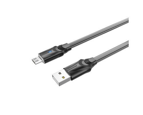 Дата кабель Borofone BU12 Synergy USB to MicroUSB (1.2m) (00000055365_1)