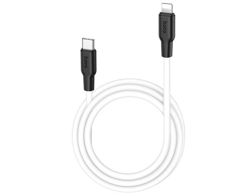 Дата кабель Hoco X21 Plus Silicone Type-C to Lightning (1m) (00000055910_1)