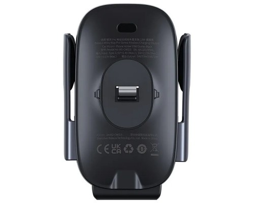 Автодержатель с БЗУ Baseus Milky Way Pro Wireless Charging Electric Car Mount 15W (C40357000111-0) (00000070595_1)