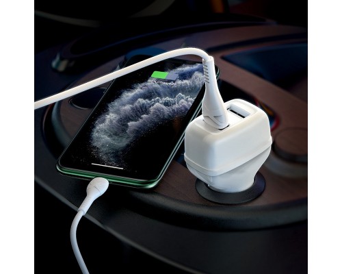 АЗУ Hoco Z36 (2USB/2.4A) + lightning (00000040073_1)