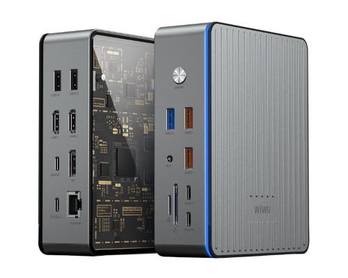 Переходник HUB WIWU Matrix docking station 16in1 W1601 (00000071965_1)