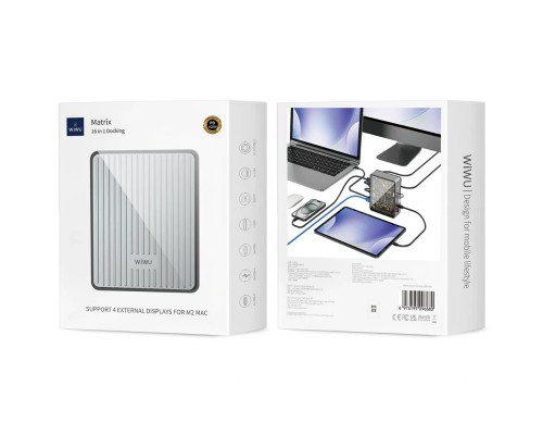 Переходник HUB WIWU Matrix docking station 16in1 W1601 (00000071965_1)